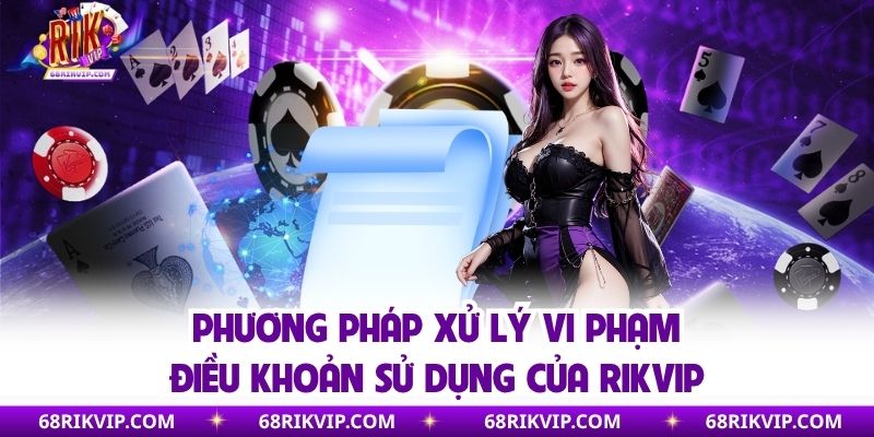 Quy định về cách xử lý khi hội viên vi phạm điều khoản sử dụng 