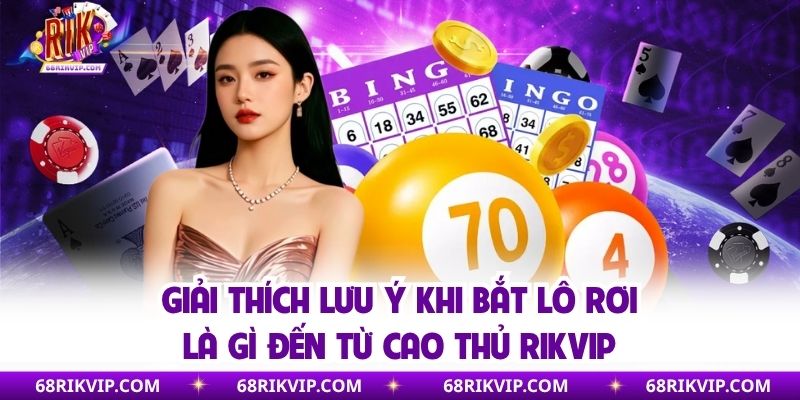 Giải thích lưu ý khi bắt lô rơi là gì đến từ cao thủ Rikvip