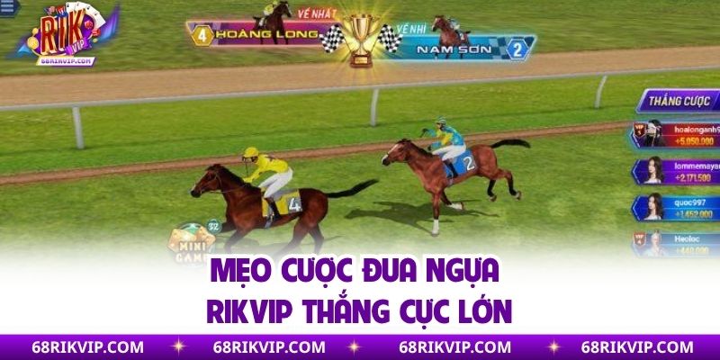 Mẹo cược đua ngựa Rikvip thắng cực lớn
